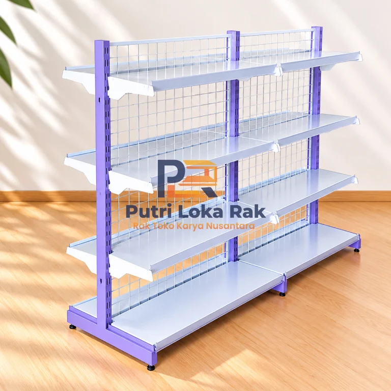 harga rak minimarket