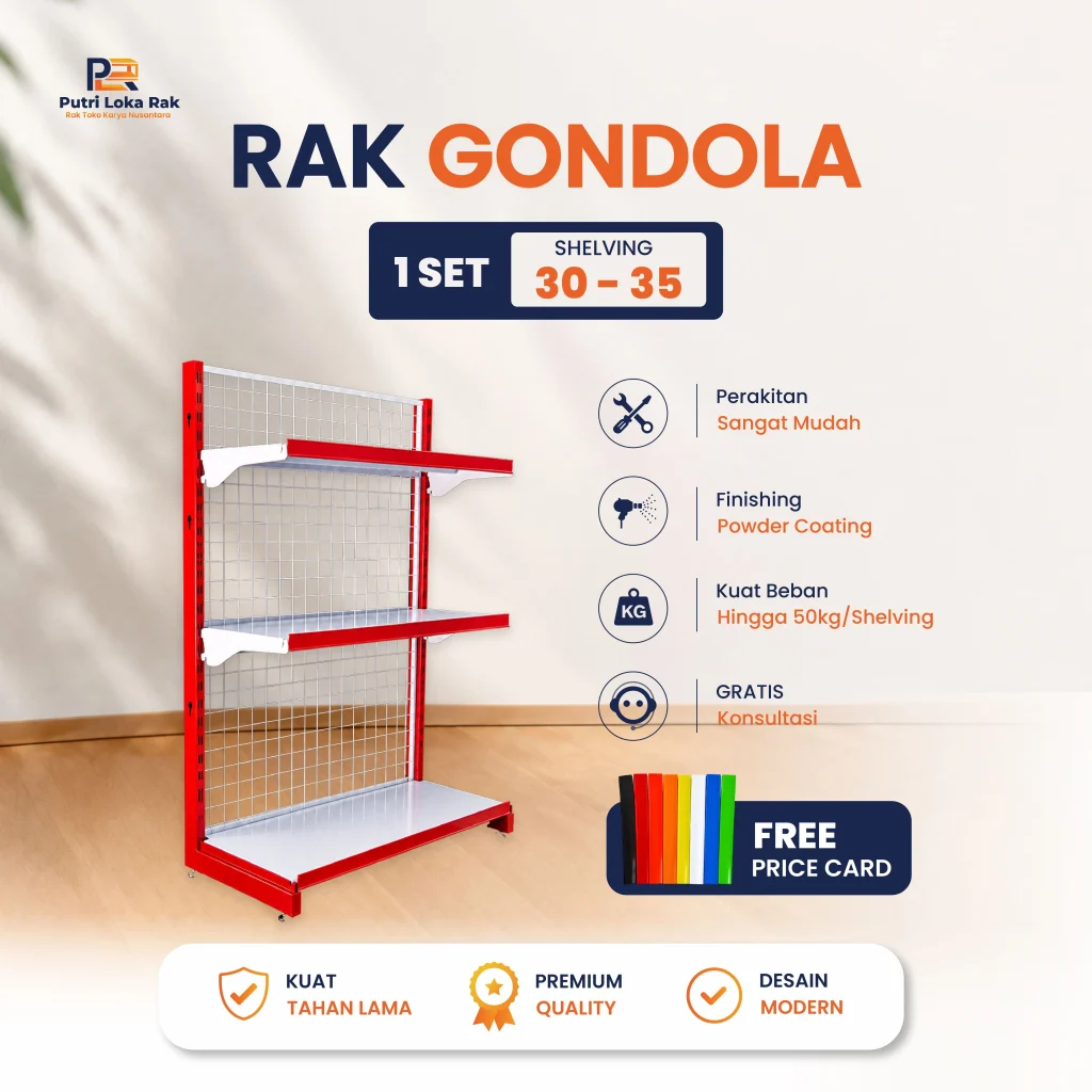 jual rak gondola